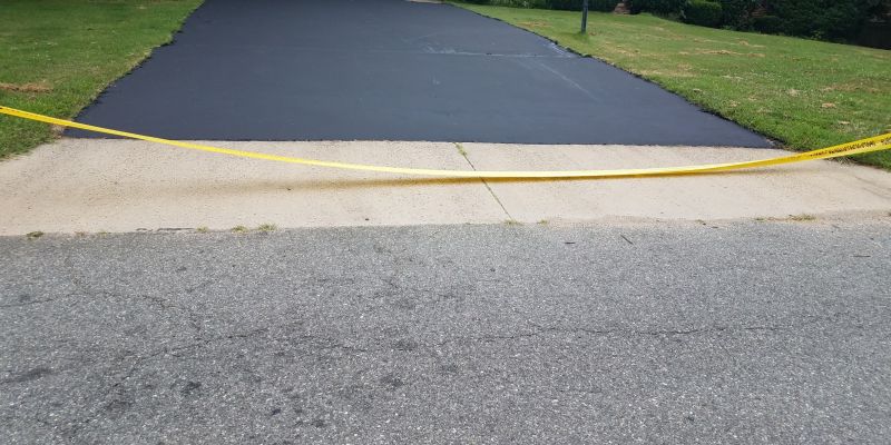 Completed Driveway Resurfacing