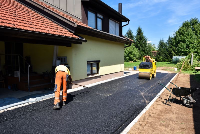 Residential Asphalt Driveway Construction